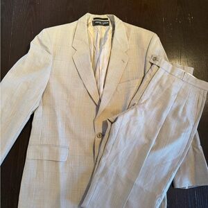 Pierre Cardin Vintage Men's Light Gray Suit